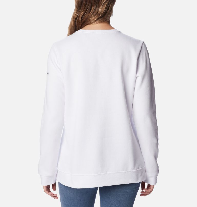 Columbia Logo II Sweatshirt für Frauen, Color: White, Framed Halftone Logo, image 2