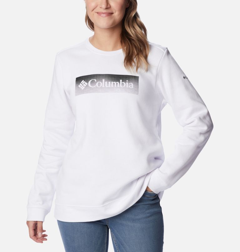 Columbia white sweatshirt sale