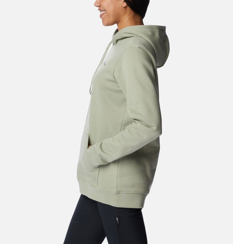 Women's Columbia Logo II Hoodie, Color: Safari, Boundless, image 3