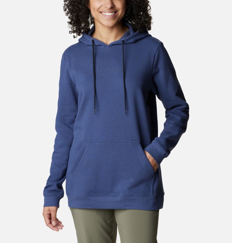 Women's Columbia Logo II Hoodie, Color: Nocturnal, image 1