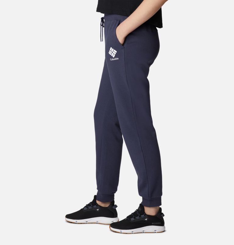 Women's Columbia Logo II Joggers, Color: Nocturnal, White Logo, image 3