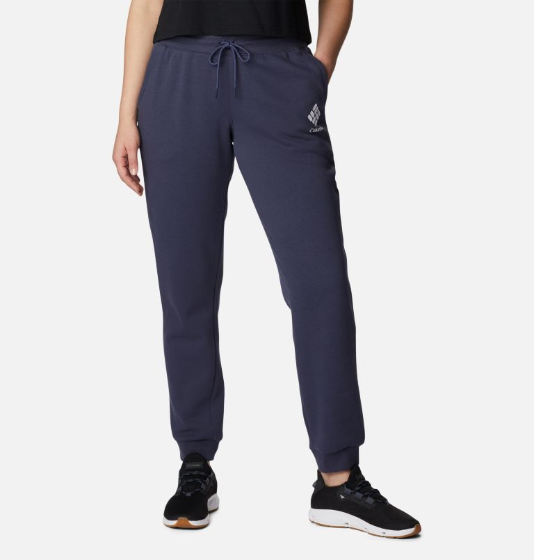 Women's Columbia Logo II Joggers, Color: Nocturnal, White Logo, image 1