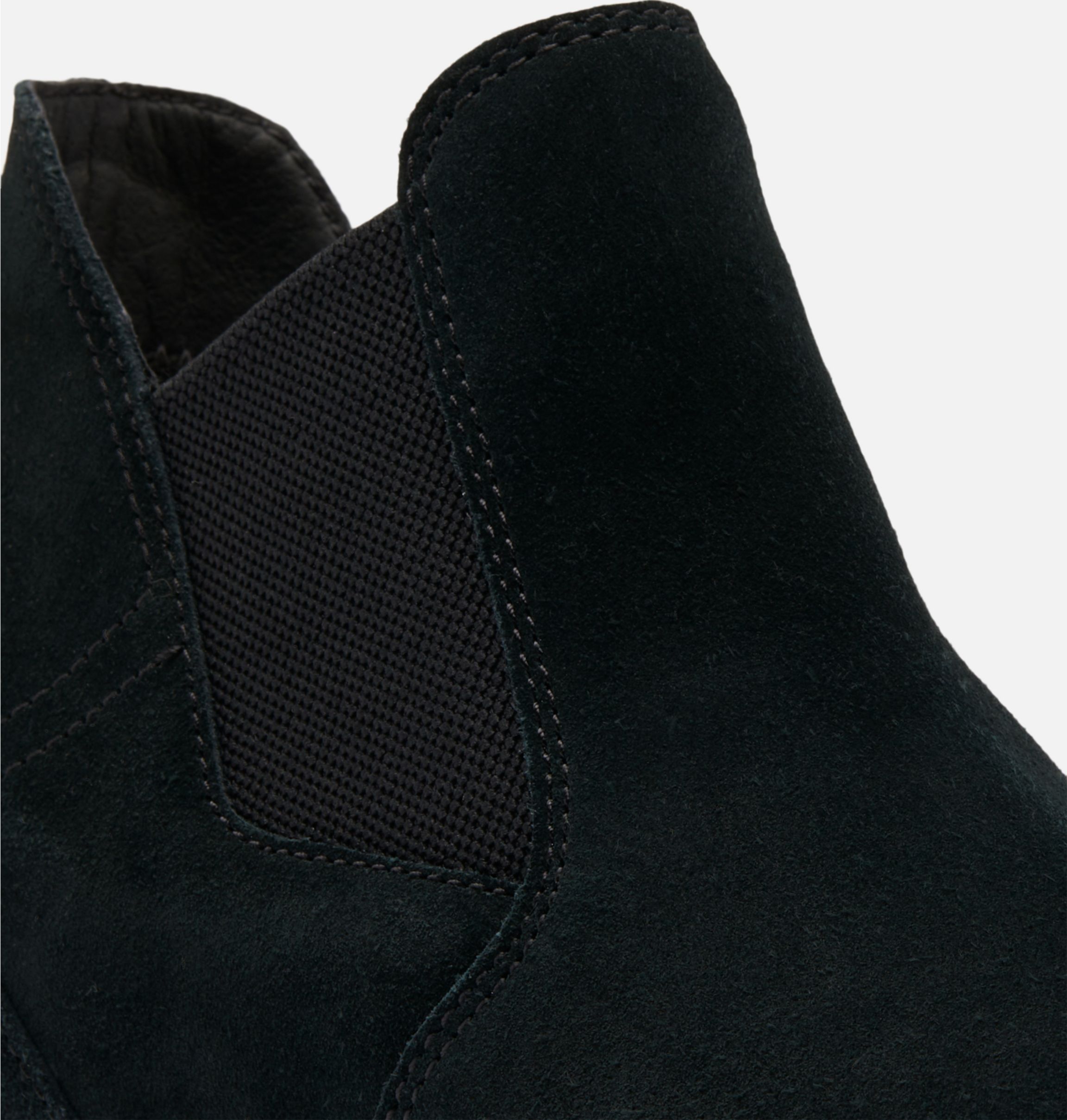 Wedge slip on boots sales
