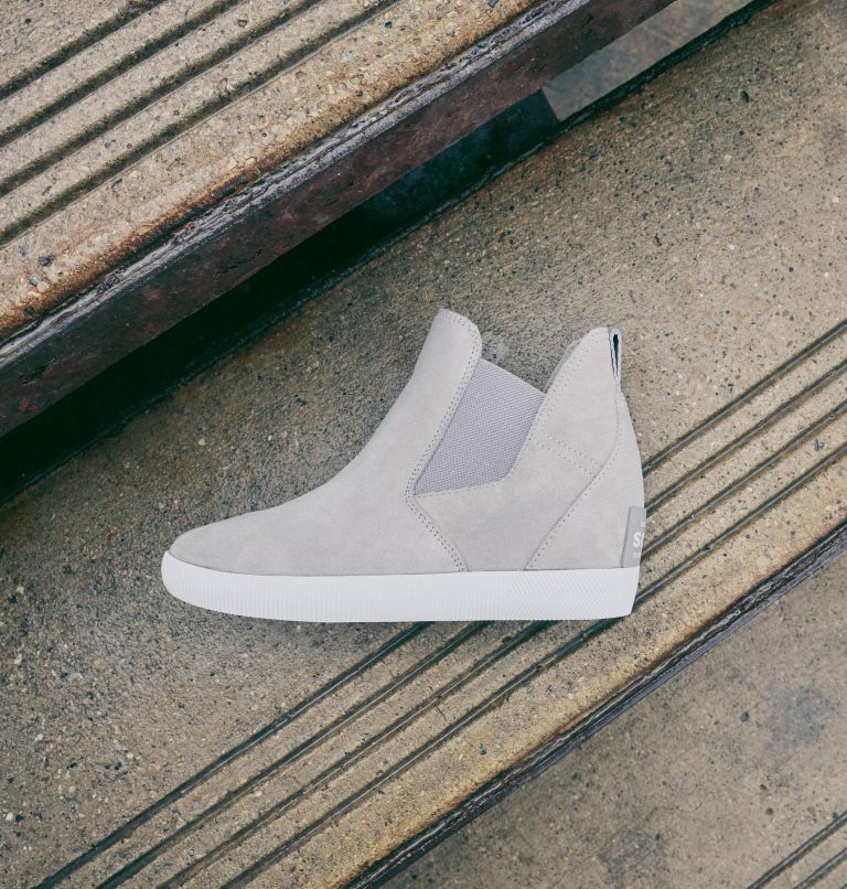 OUT N ABOUT? SLIP-ON WEDGE | 061 | 9, Color: Chrome Grey, White, image 10