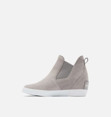 OUT N ABOUT Slip-On Women's Wedge, Color: Chrome Grey, White, image 8