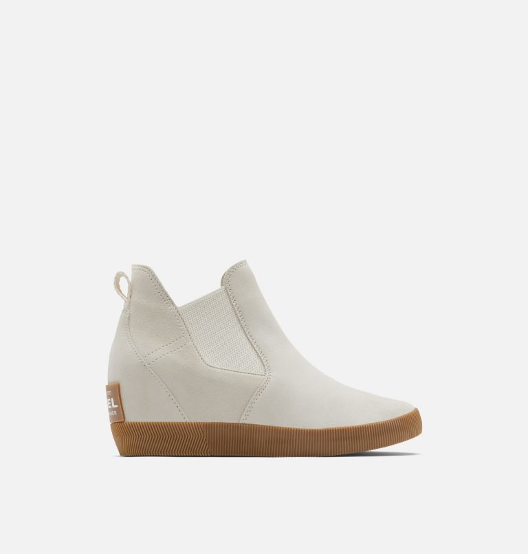 Women's Out N About Slip-on Wedge Boot, Color: Chalk, White, image 1