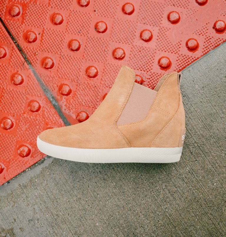 OUT N ABOUT? SLIP-ON WEDGE | 253 | 10.5, Color: Tawny Buff, Chalk, image 10