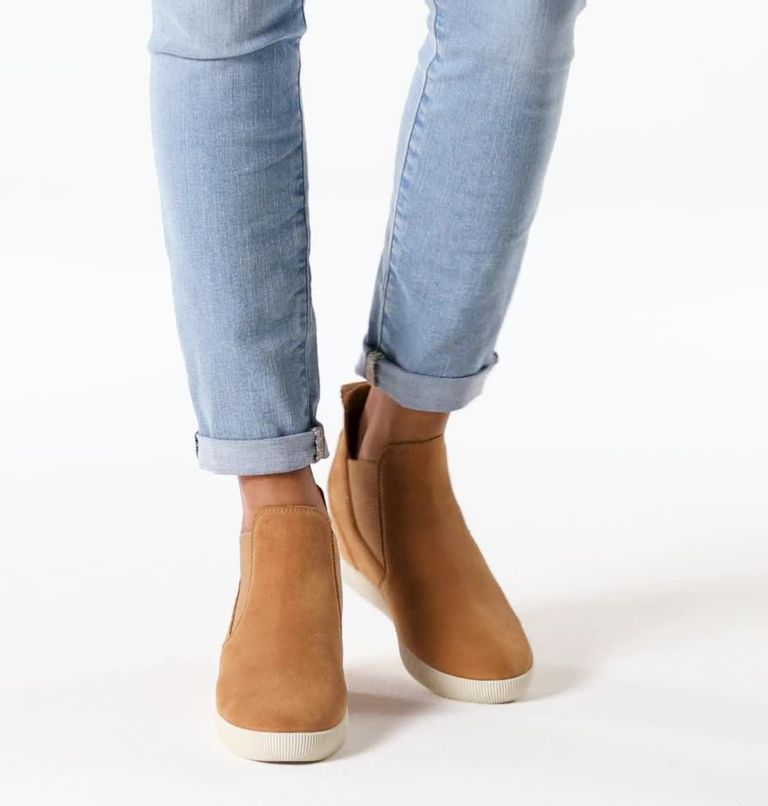 OUT N ABOUT� SLIP-ON WEDGE | 253 | 9.5, Color: Tawny Buff, Chalk