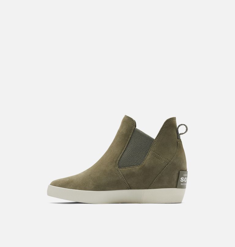 Thumbnail: Women's Out N About Slip-On Wedge Bootie, Color: Stone Green, Laurel Leaf, image 5