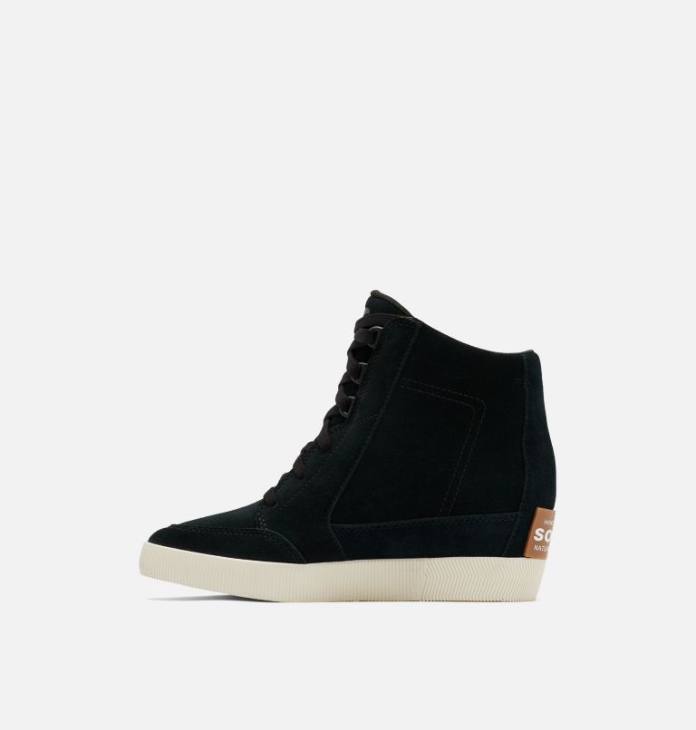 OUT N ABOUT Women's Wedge, Color: Black, Sea Salt, image 4