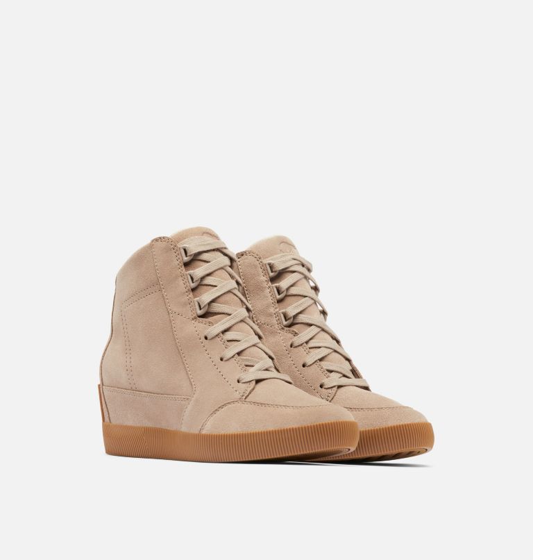 Women's Out N About Wedge Bootie, Color: Omega Taupe, Gum, image 2