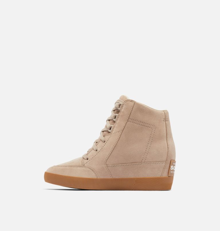 Thumbnail: Women's Out N About Wedge Bootie, Color: Omega Taupe, Gum, image 4