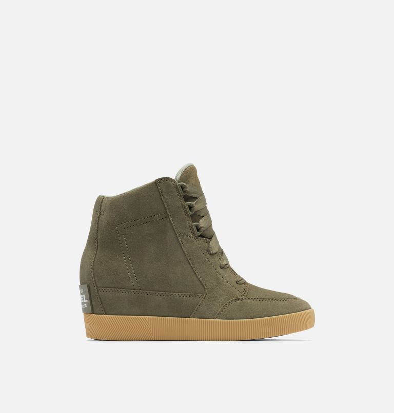 Women's Out N About Wedge Bootie, Color: Stone Green, Sea Salt, image 1
