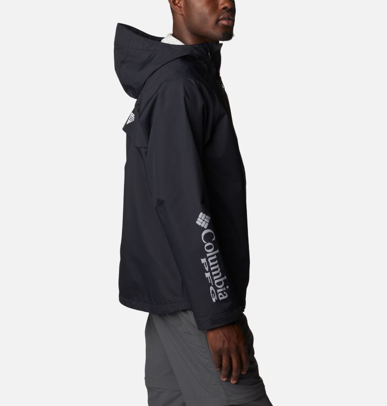 Thumbnail: Men's PFG Omni-Tech 3D Rain Jacket, Color: Black, image 3