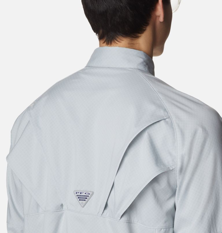 Men's PFG Blood ‘N Guts Zero Airgill Long Sleeve Shirt, Color: Cool Grey, image 5