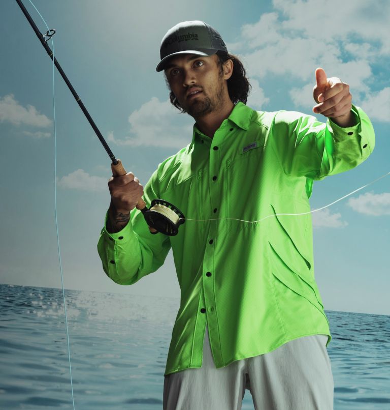 Columbia PFG Shirt Men XXL Solar Shade Fishing Long Sleeve