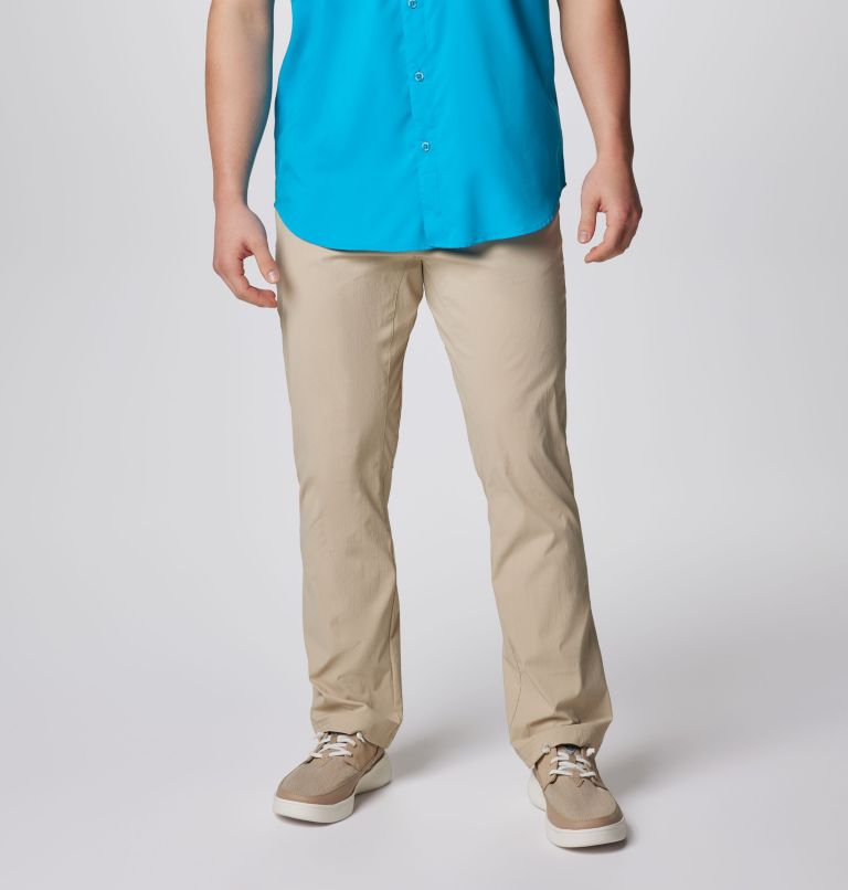 Men's PFG Blood 'N Guts Stretch Pants, Color: Ancient Fossil, image 3
