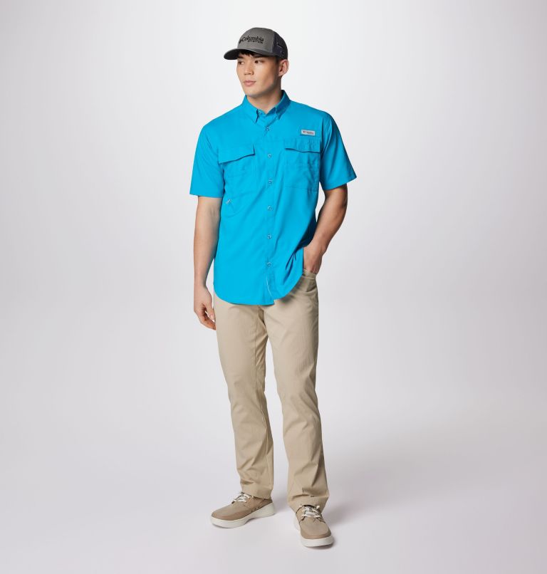 Men's PFG Blood 'N Guts Stretch Pants, Color: Ancient Fossil, image 1