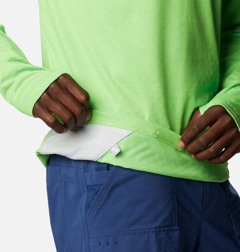 Chandail à capuchon PFG Zero Rules Ice Homme, Color: Green Mamba, image 6