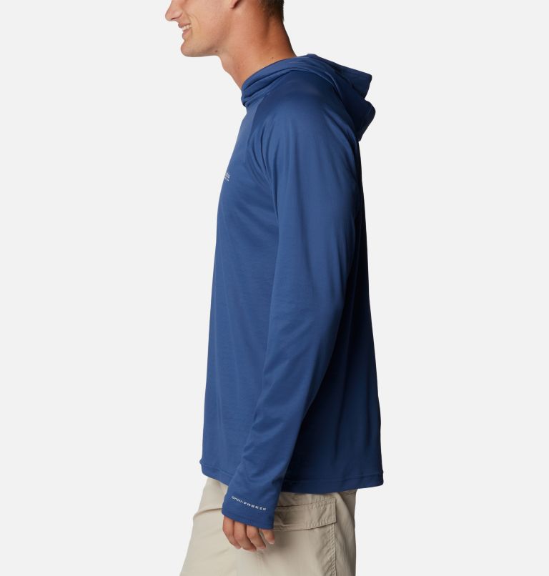Men's PFG Zero Rules Ice Hoodie, Color: Carbon, image 3