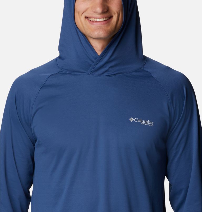 Men's PFG Zero Rules Ice Hoodie, Color: Carbon, image 4