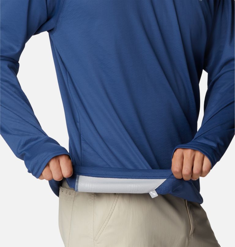 Men's PFG Zero Rules Ice Hoodie, Color: Carbon, image 6