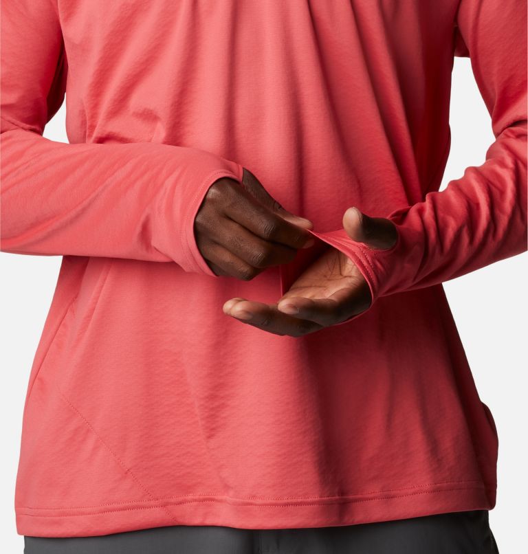 Men's PFG Zero Rules Ice Hoodie, Color: Sunset Red, image 8