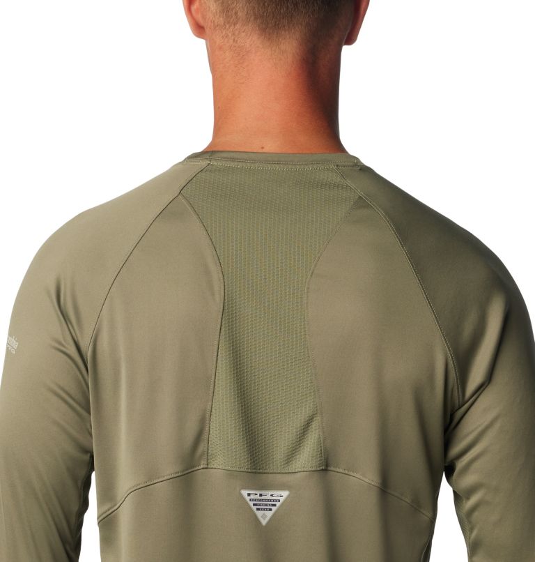 Columbia Men's PFG Terminal Tackle Vent Long Sleeve Shirt - M - Green