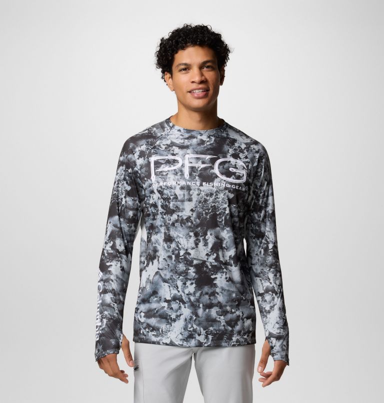 Maglia a manica lunga ventilata Super Terminal Tackle da uomo, Color: Cool Grey Seamoss, image 1