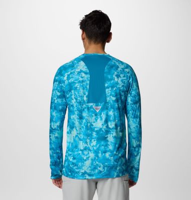 Maglia a manica lunga ventilata Super Terminal Tackle da uomo, Color: Blue Echo Seamoss, image 2