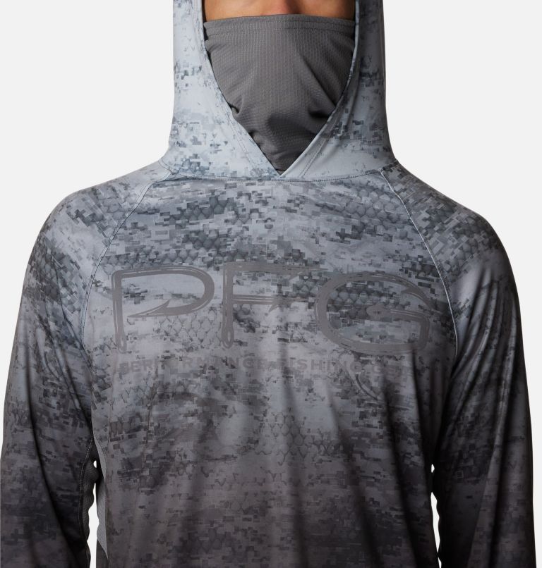 Columbia Super Terminal Tackle Hoodie - Men's Riptide PFG Camo, S