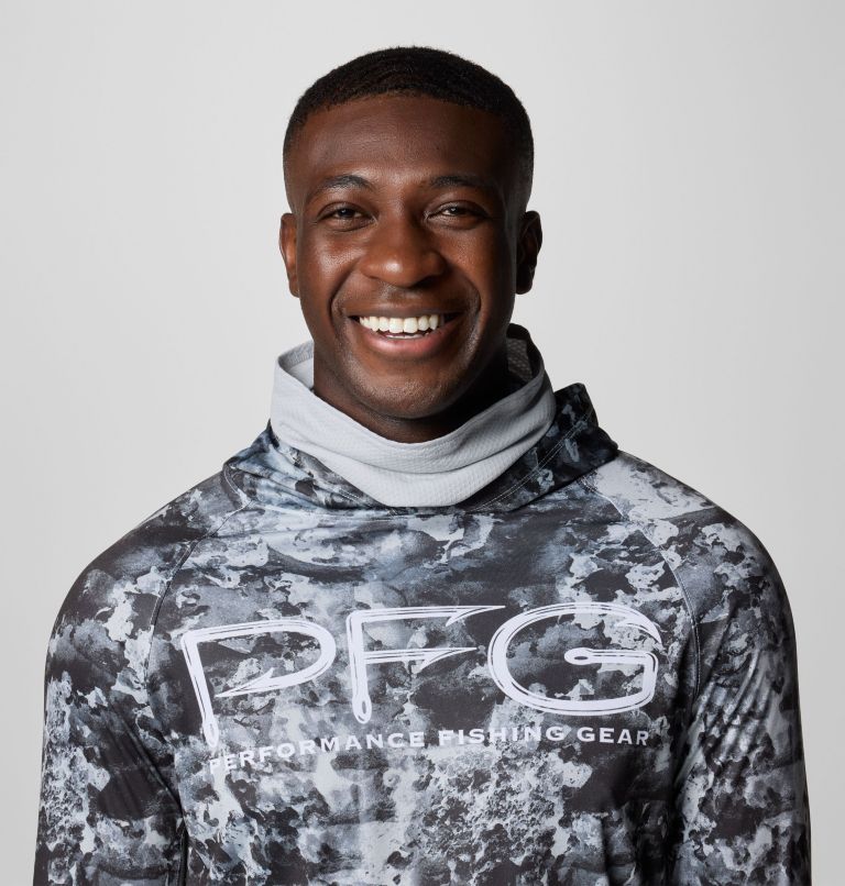 Hoodie PFG Super Terminal Tackle Vent Homme, Color: Cool Grey Seamoss, image 5