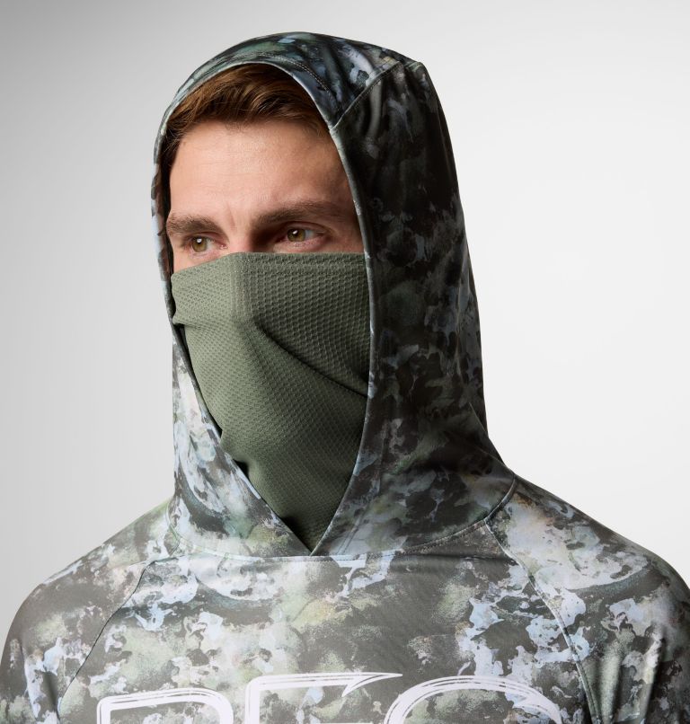 Men's PFG Super Terminal Tackle Vent Hoodie, Color: Cypress Seamoss, image 5
