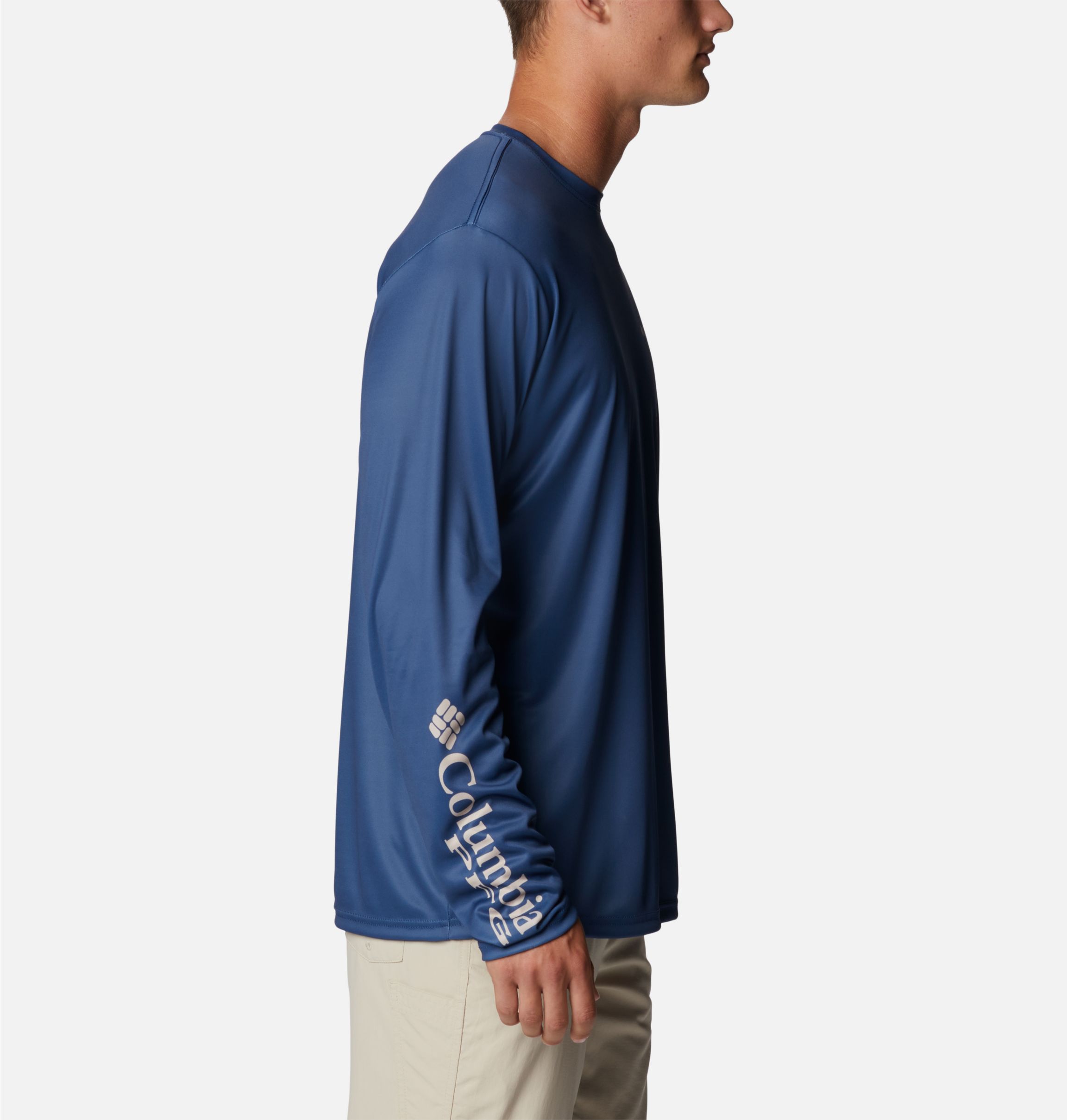 Chemise Columbia Terminal Tackle Manches Longues - Bleue, Taille L - UPF50 Omni-Shade - NEUVE