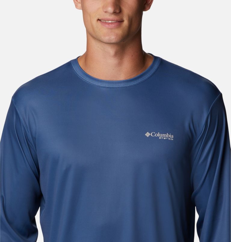 Columbia PFG Super TT L/S Shirt - Hyper Blue Realtree L - TackleDirect