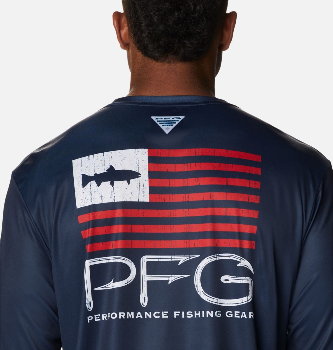 Men's PFG Terminal Tackle™ Fish Star Long Sleeve Shirt | 464 | M 5