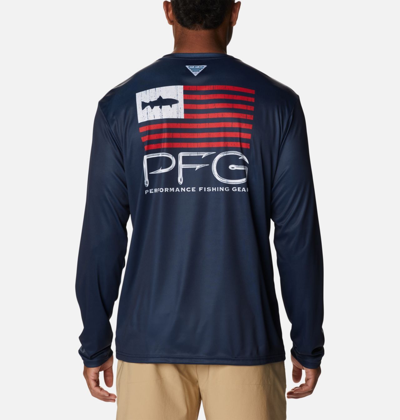 Men's PFG Terminal Tackle™ Fish Star Long Sleeve Shirt | 464 | M 2