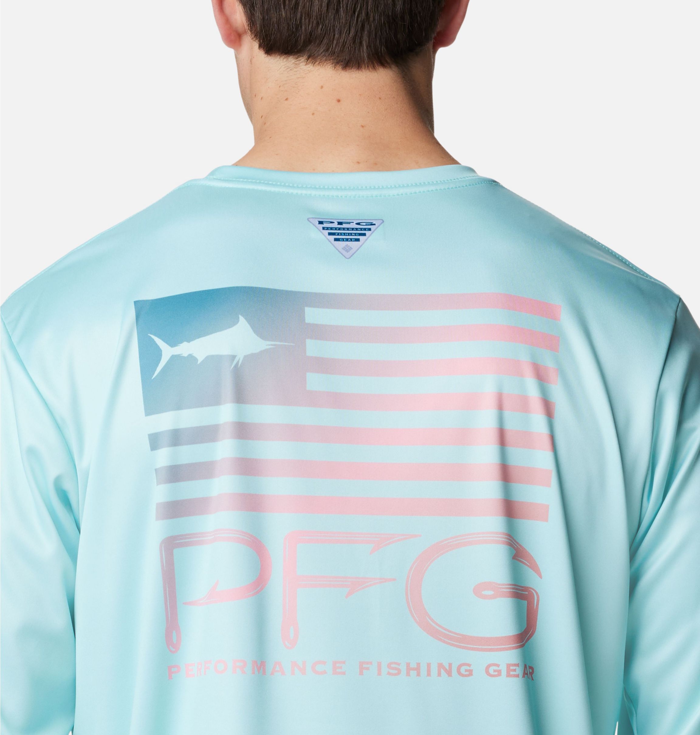 Columbia Men's Terminal Tackle PFG Running Line Long Sleeve, Vivid  Blue/King Crab Tuna, Medium : : Clothing & Accessories