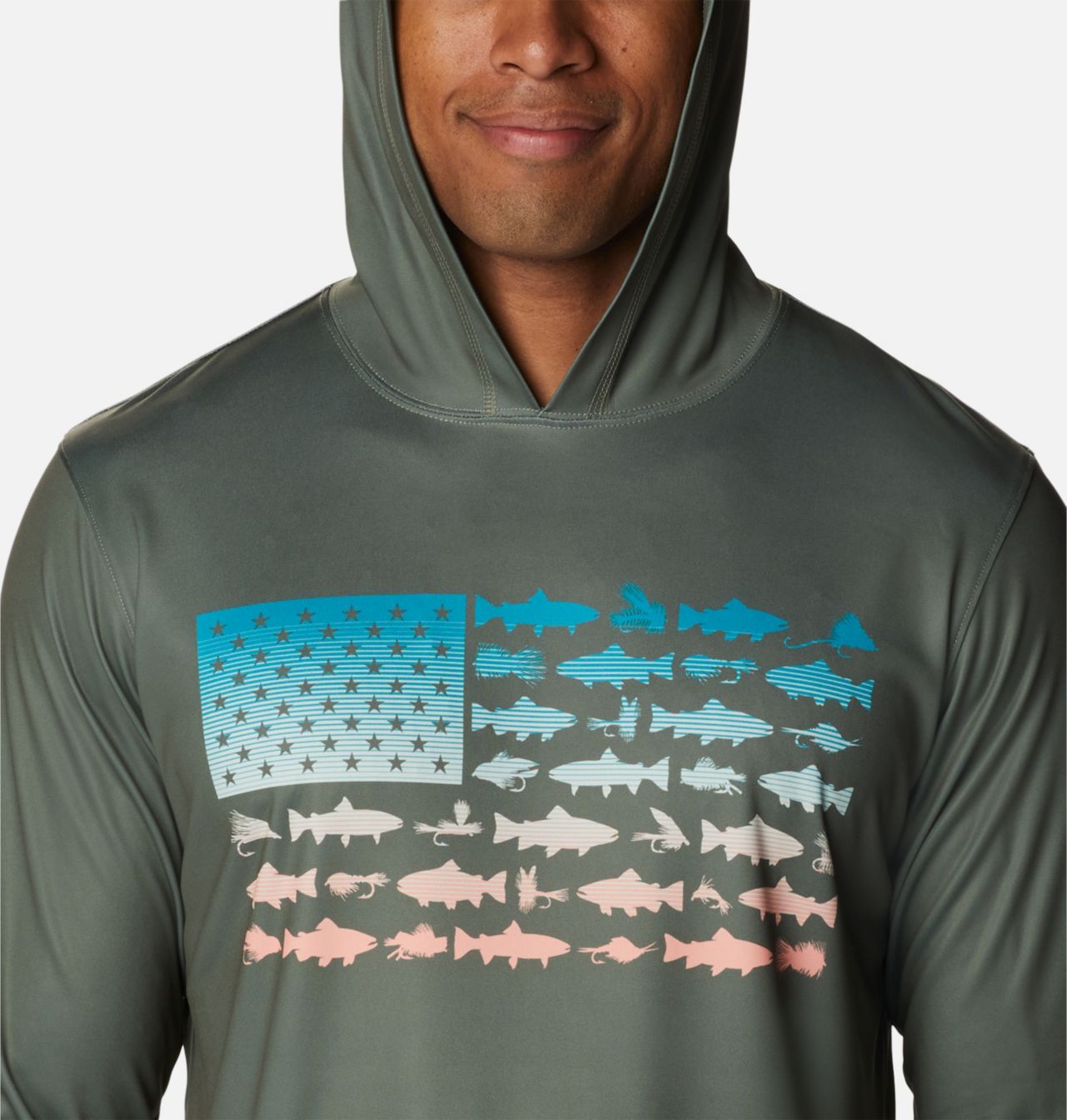 Men's PFG Terminal Tackle™ Fish Flag Hoodie 4