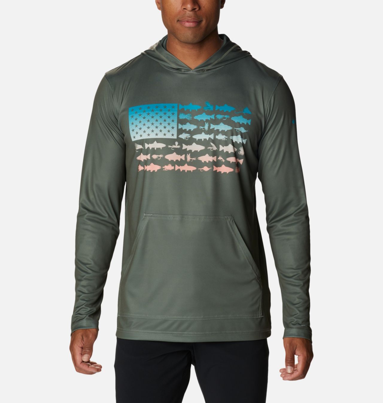Men's PFG Terminal Tackle™ Fish Flag Hoodie 1