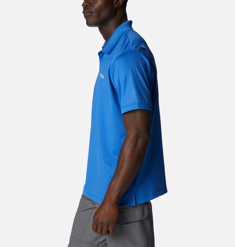 Men's PFG Tamiami Polo - Tall, Color: Vivid Blue, image 3
