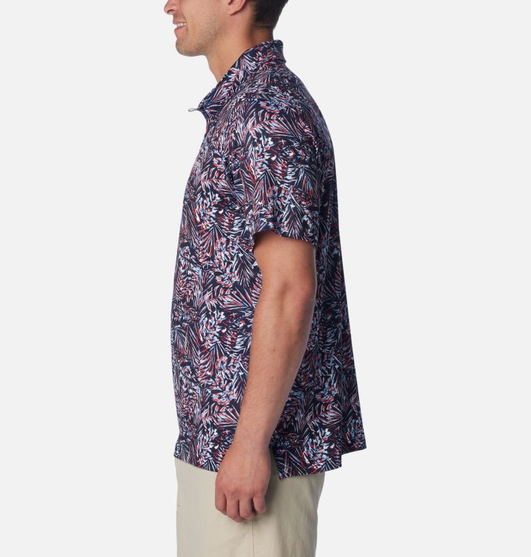 Men's PFG Super Slack Tide Stretch Polo, Color: Collegiate Navy Tunado, image 3