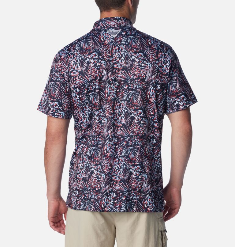 Men's PFG Super Slack Tide Stretch Polo, Color: Collegiate Navy Tunado, image 2