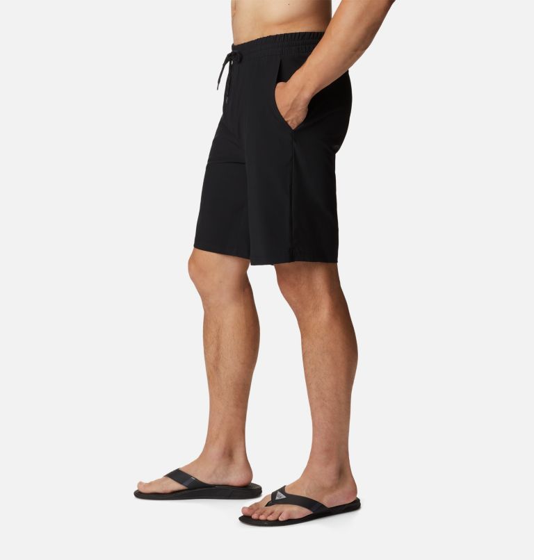 Men's PFG Slack Tide Hybrid Water Shorts, Color: Black, image 3