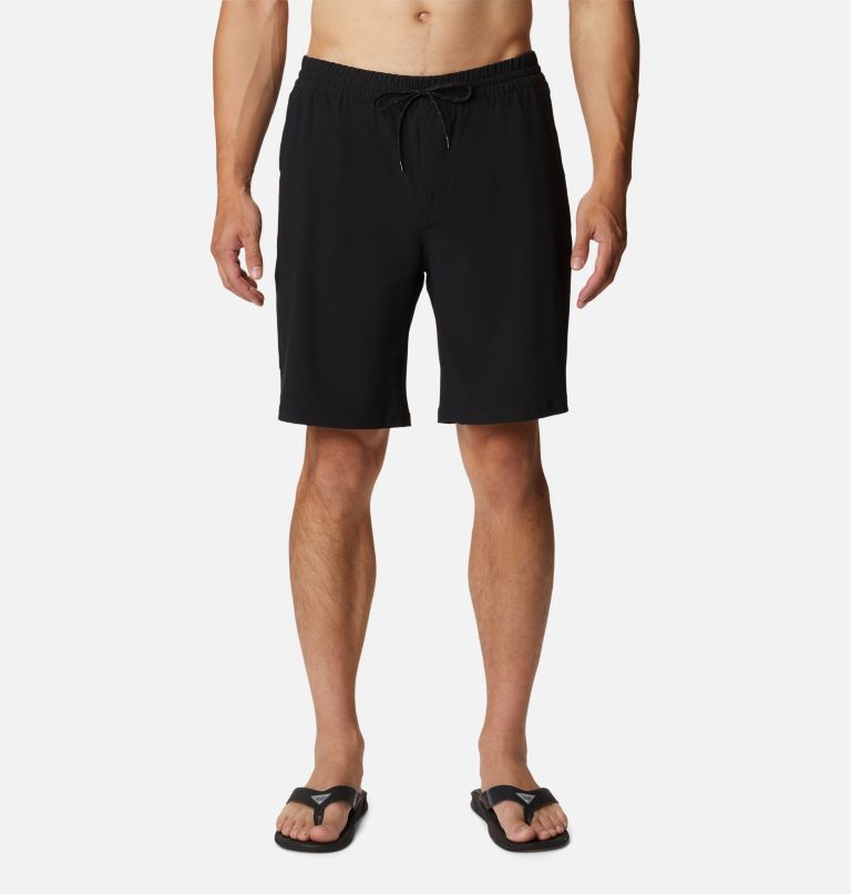 Thumbnail: Men's PFG Slack Tide Hybrid Water Shorts, Color: Black, image 1