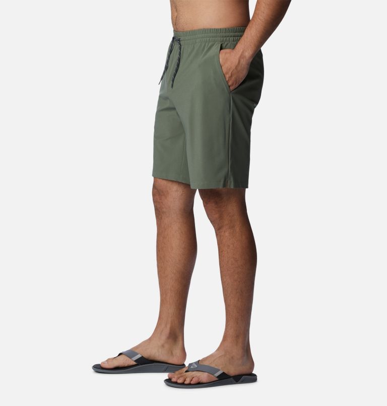 Men's PFG Slack Tide Hybrid Water Shorts, Color: Cypress, image 3
