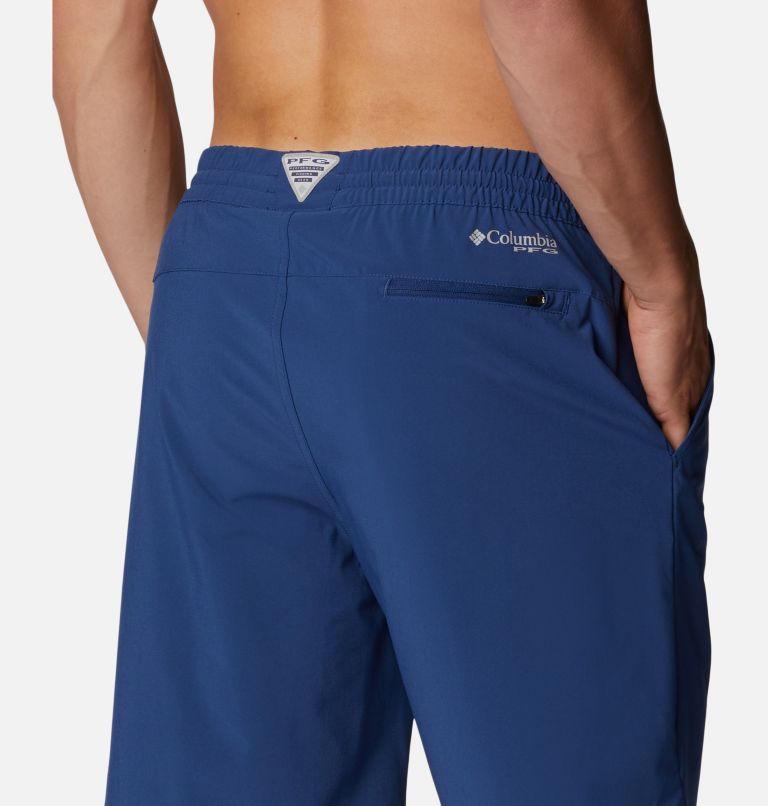 Men's PFG Slack Tide Hybrid Water Shorts, Color: Carbon, image 5