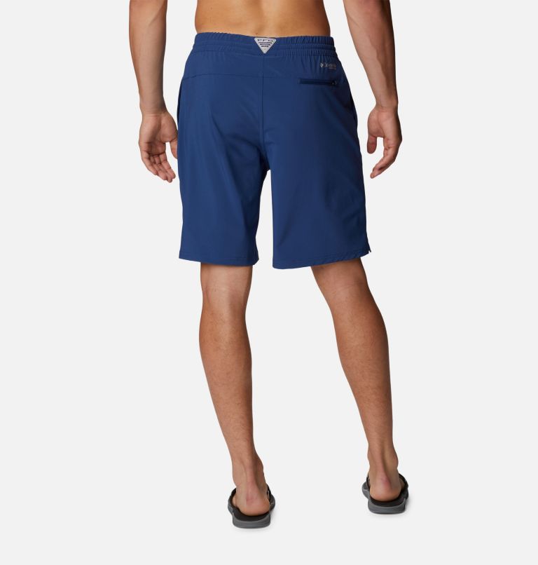 Men's PFG Slack Tide Hybrid Water Shorts, Color: Carbon, image 2