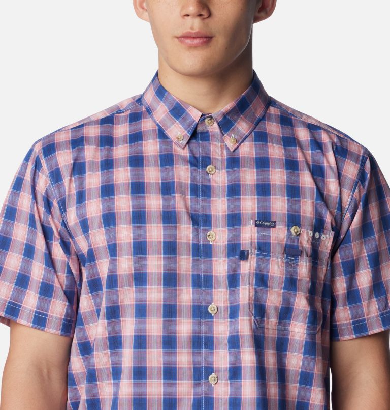 Super Bonefish SS Shirt Sunset Red/Ombre Check L