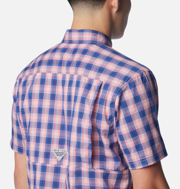 Super Bonefish SS Shirt Sunset Red/Ombre Check L